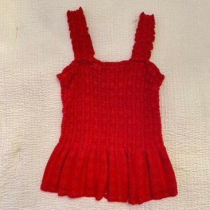 Red Hollister Tank Top (Size S)